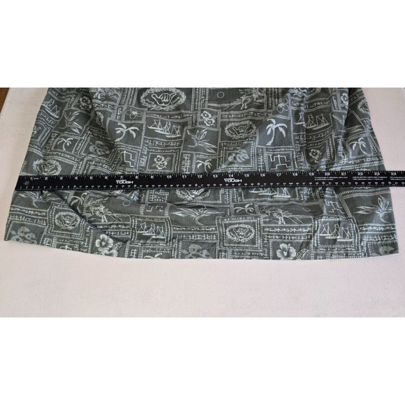 Palmwave Hawaii Shirt Men's 2XL Green Buttons Hang Loose Hawaiian Short Sleeve - Picture 7 of 14